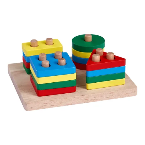 Happy Fish Montessori GEOMETRY Форма Цилиндр LEGO Развивающие игрушки