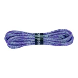 Темно-фиолетовый, узор Wave, мерцание, перламутровый, шнурок, одиночная упаковка