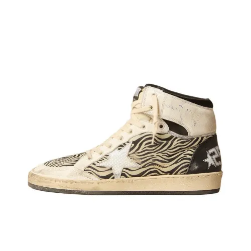 Golden Goose Azure Star High Top Скейтборд Кроссовки Мужские Белые