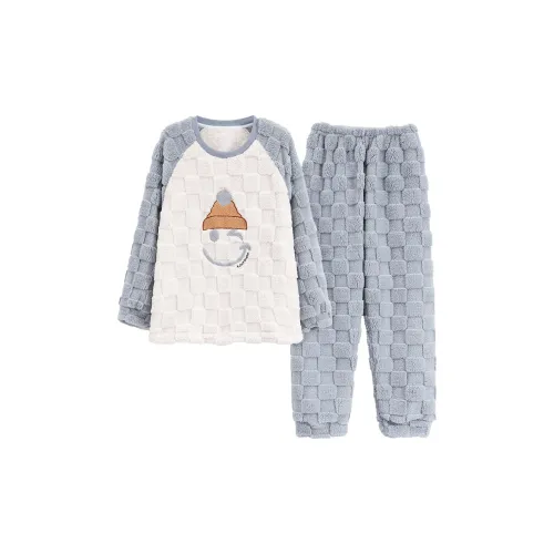 The Story Of The Flower Season Пижамный комплект Женский Стальной синий