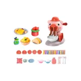 Улучшенное издание, розовый, свиной, набор для приготовления лапши, 28 предметов - кухонный набор, набор для пельменей, 12 цветных лапши