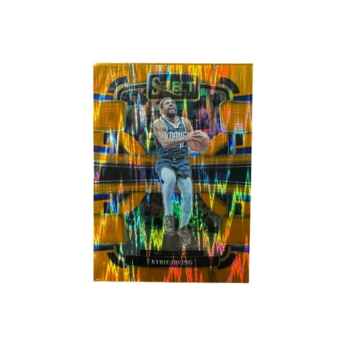 Панини Kyrie Ирвинг Select 2023 24 Маверикс Апельсин Waterfall Голографическая карта Спортивные карты 1 шт