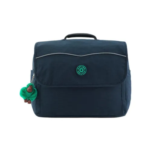 Kipling Полиамид и Нейлон Рюкзак Большой Унисекс Синий и Зеленый