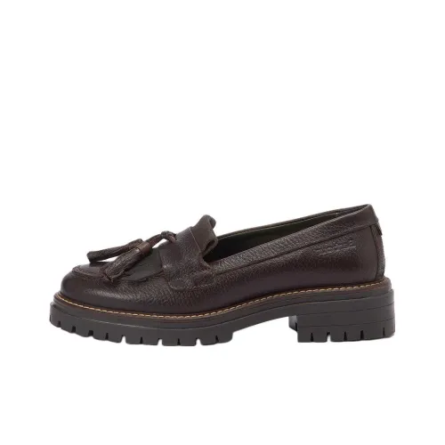 BARBOUR Dolores Tassel Лоферы 4CM Женские Темно-коричневый
