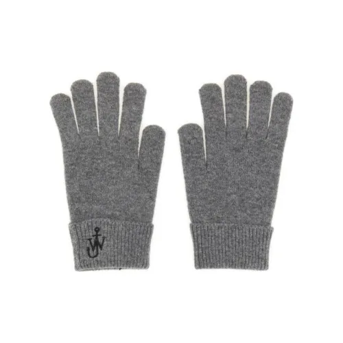 JW Anderson Wool Knit Перчатки Мужские Серые