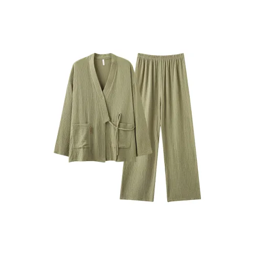 Dream Heart Пижамный комплект женский зеленый