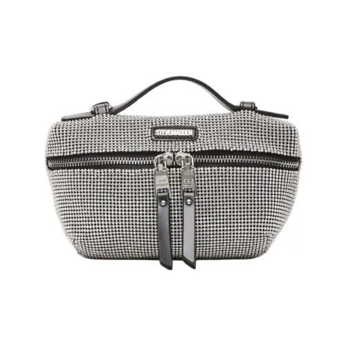 STEVE MADDEN Сумка через плечо из синтетического материала женская серебряного цвета