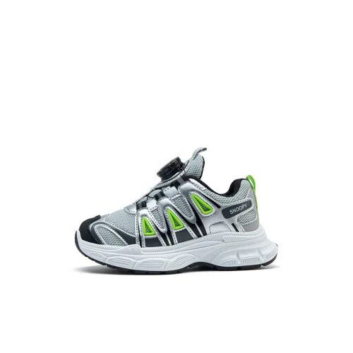 SNOOPY Нижняя юбка Резистентная Амортизация Устойчивая к истиранию Дышащие Детские Лайфстайл Обувь Серый Зеленый Детский