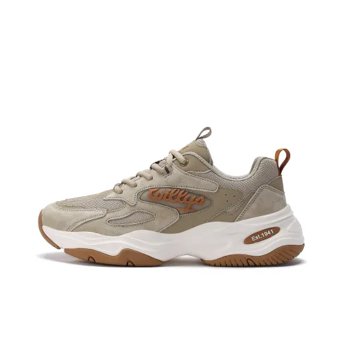 JEEP SPIRIT Износостойкие Дышащие Низкие Кеды Мужские Natural Deer