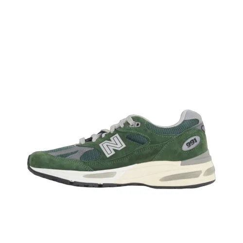 New Balance NB 991 V2 Low Топ Беговые кроссовки Унисекс Зеленый