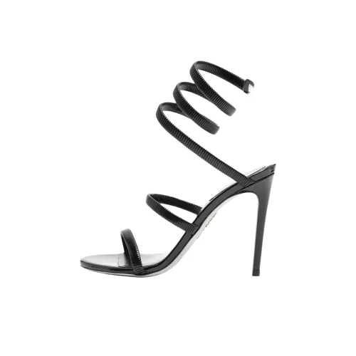 RENE CAOVILLA Cleo One Sandals Strap 10,5cm Women's Black РЕНЕ CAOVILLA Cleo One Сандалии Ремешок 10,5 см Женский Черный