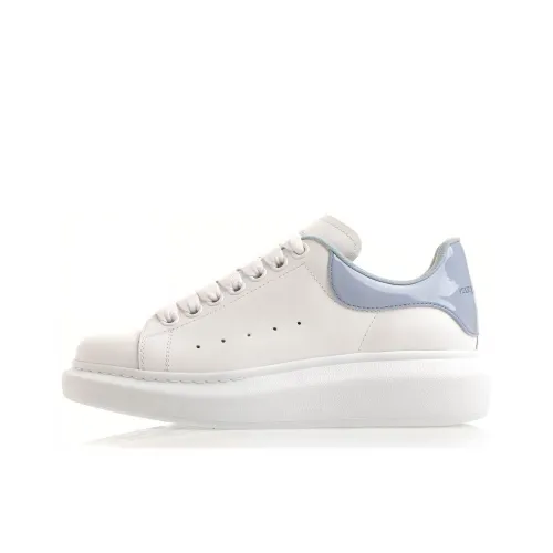 Alexander McQueen Oversized Sneaker Low Топ Стильные Скейтбординги Женские Белые Синие