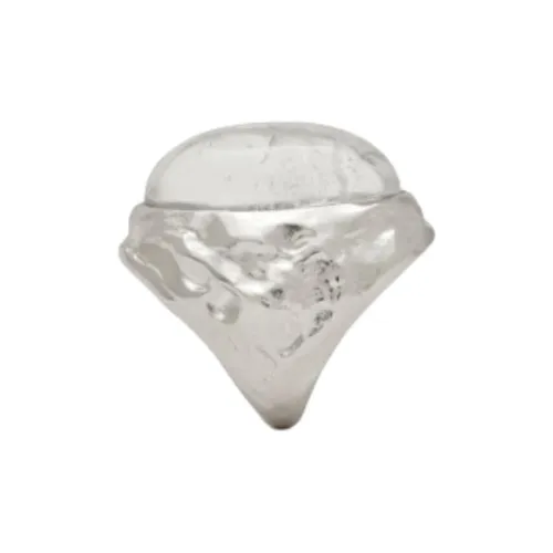 SAINT LAURENT Кристальный Oxidized Серебряный Кольца Женское Серебро