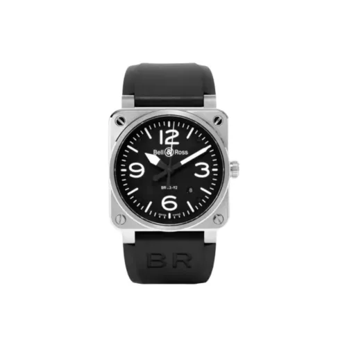 Bell & Ross Автоматический Механический Часы для Мужчин 42 мм Черные