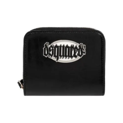 DSQUARED 2 Кошелек из коровьей кожи женский черный