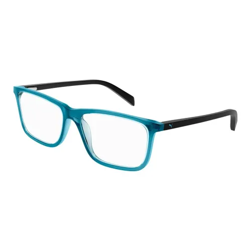 PUMA Литьевые Оправы для Очков из Ацетата Прямоугольные Детские Светло-Синие