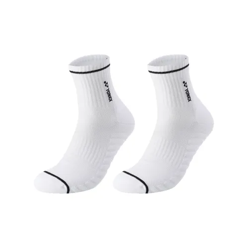 YONEX Носки Crew Мужской Combo Set Белые