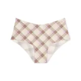 1 шт (Розовая клетка с принтом/Розовый)