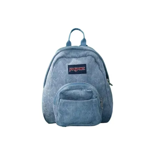 JanSport Вельвет Рюкзак Мини Женский Синий Сердце