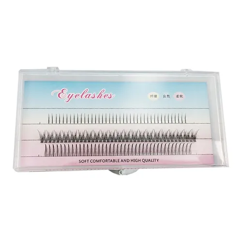 JIANYINGSHU A Линия+Русалка+Смешанный Lash Позиционирование Стиль Накладные Ресницы Один Кластер Сегментированный 100 Кластеров
