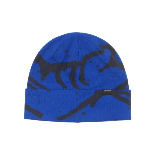 Arcteryx Cotton Beanies Men's Blue