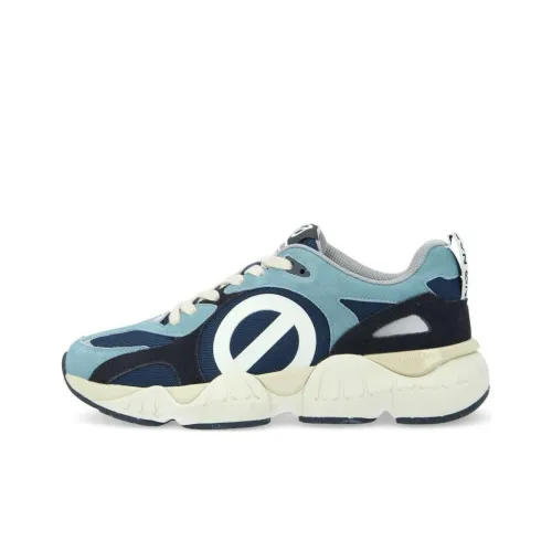 NO NAME Беговые кроссовки Low Top Синий/Черный Мужской