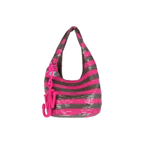 JW Anderson Хлопок Одно Плечо Сумка Мини Женская Розовая