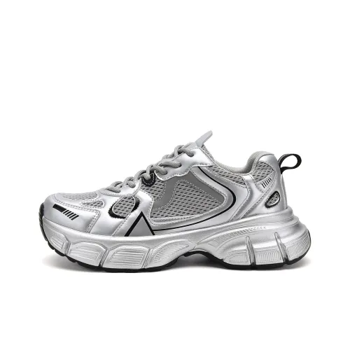 FOXER Противоскользящий Устойчивый к истиранию Дышащий Увеличивающий высоту Покрытие Низкий Топ Кроссовки с подошвой Женские