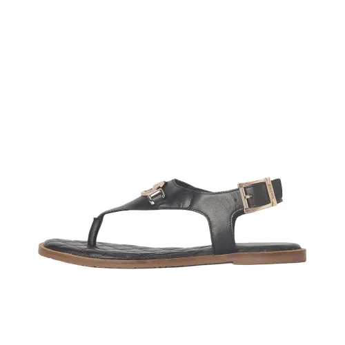 BARBOUR Vivienne One Strap Sandals Women's Black BARBOUR Vivienne One Ремень Сандалии Женские Черные
