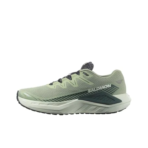 SALOMON Противоскользящие устойчивые к истиранию низкий топ повседневная обувь для бега мужская зеленая