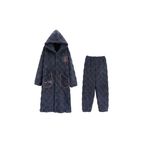 The Story Of The Flower Season Пижамный комплект Мужской Темно-синий