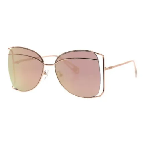 PORTS Металл Гальванизированный Сплав Нерегулярная форма Солнцезащитные очки Женские Розовый