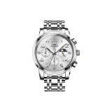 Стальной браслет, натуральный белый