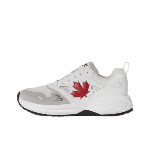 DSQUARED 2 Низкий Топ Повседневная Обувь Женская Белая