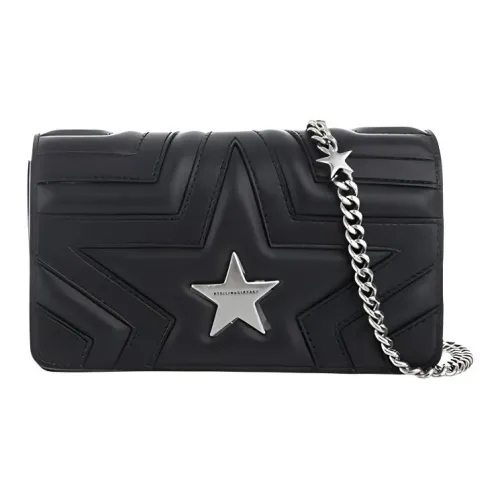 Stella McCartney Полиуретан Клатч Сумка через плечо Женская Черная