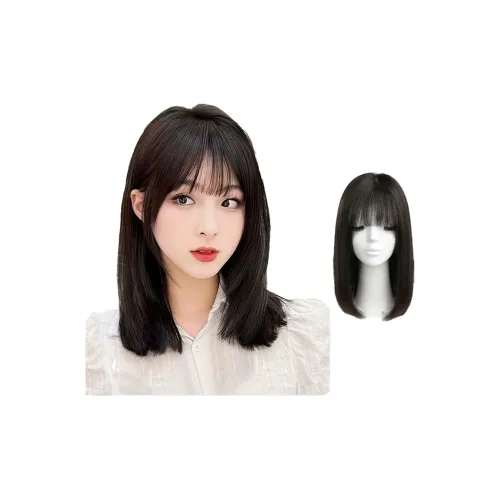 Time Shadow Колбаса Волосы Женская Перука Реальные Человеческие Волосы Короткие Волосы