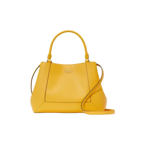 Kate Spade Сумка через плечо из текстуры кожа личи сумка женская цвет нарцисс желтый