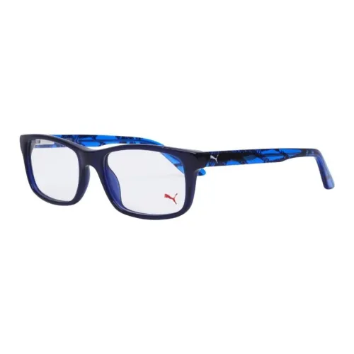 PUMA Пластик Ацетат Прямоугольные Оправы для очков Мужские Синие