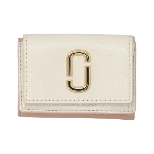 MARC JACOBS Кошелек из коровьей кожи Мини Женский Айвори Розовый