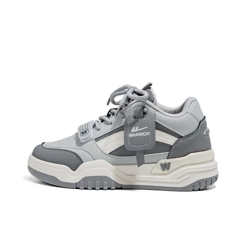 Warrior High Топ Скейтборд Кроссовки Мужские Темно-Серый и Светло-Серый Бежевый