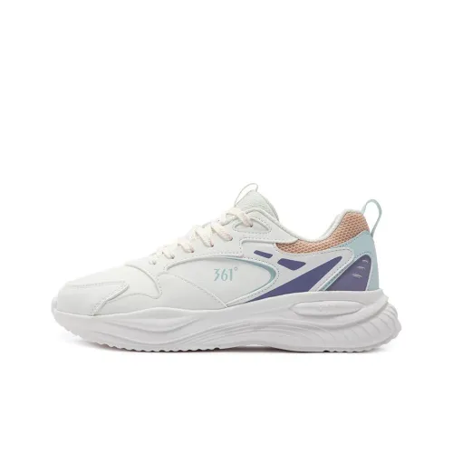 361° Life Collection Противоскользящий Устойчивый к истиранию Низкий Топ Casual Женский Белый Фиолетовый