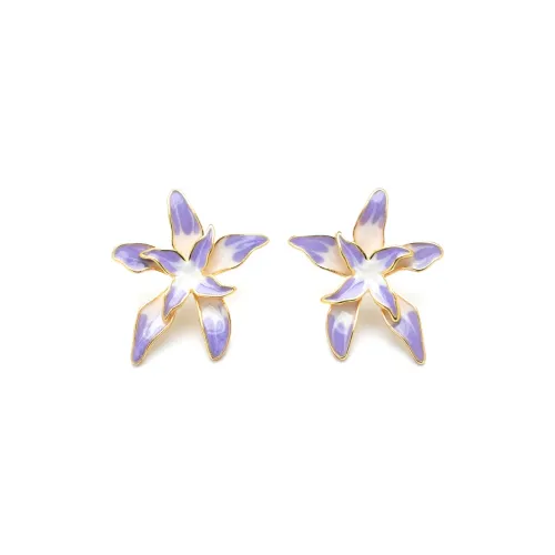 HYMAN KEVIN Сплав Эмаль Серьги-гвоздики Женские