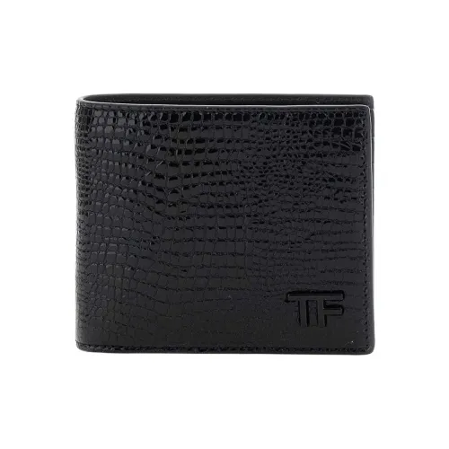 TOM FORD Кошелек из коровьей кожи стандартный мужской черный