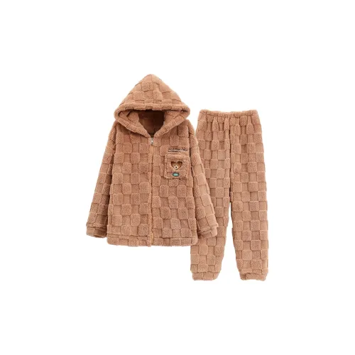 The Story Of The Flower Season Пижамный комплект Женские Шоколад