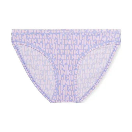 Victoria's Secret Розовый Хлопок Боковая сторона Галстук Бикини Трусы PCPLP Нижнее белье Женские 1 упаковка Фиолетовый