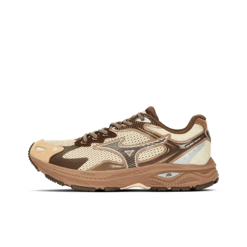 Mizuno Racer S Беговые кроссовки Низкий верх Бежевый Белый Коричневый Унисекс
