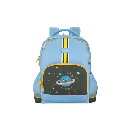 AMERICAN TOURISTER Ткань Студенческая Сумка Средняя Kids Небесно-Синий Оранжевый Розовый