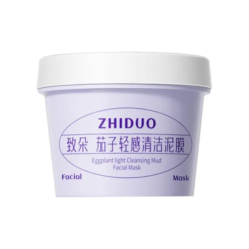ZHIDUO Баклажан Свет Touch Чистка Глина Маска Осветляющая Увлажняющая и Гидратирующая Чистка 100г