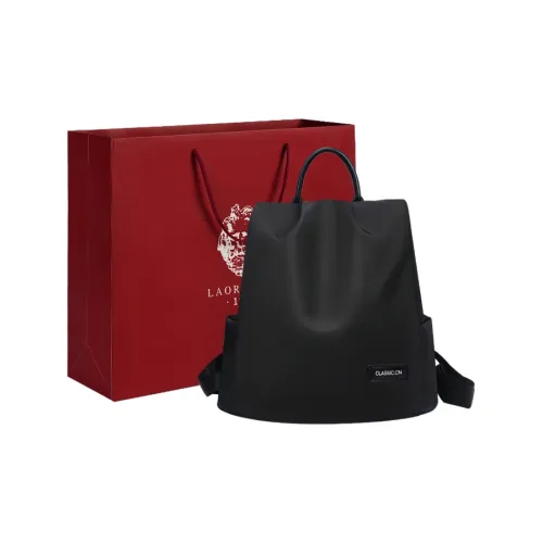 Old Man's Head Oxford Рюкзак Средний Женские Черный