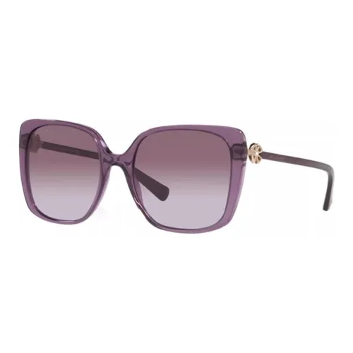 BVLGARI Квадратные Солнцезащитные Очки Женские Фиолетовые